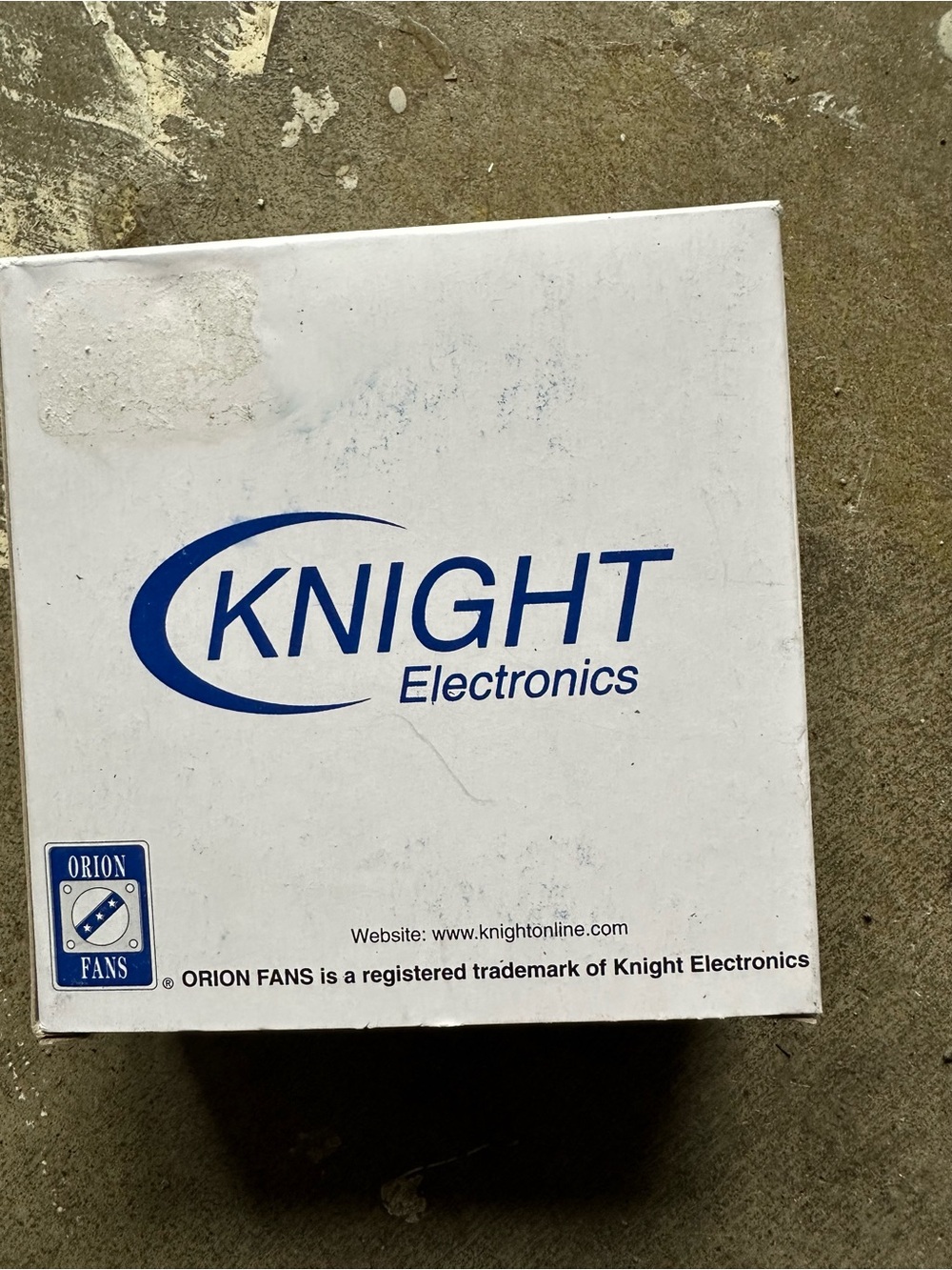 Knight Electronics White Box with Blue Logo